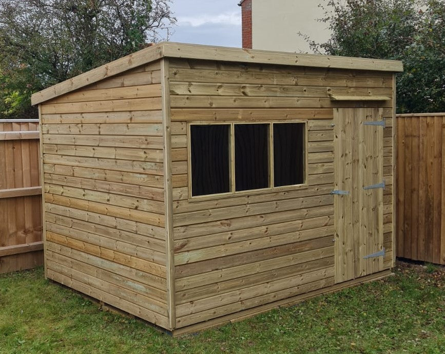 Pent Shed – 20mm Cladding Timber