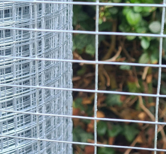 GALVANISED WELDED WIRE MESH 36in 1/2in x 1in 19G 6m