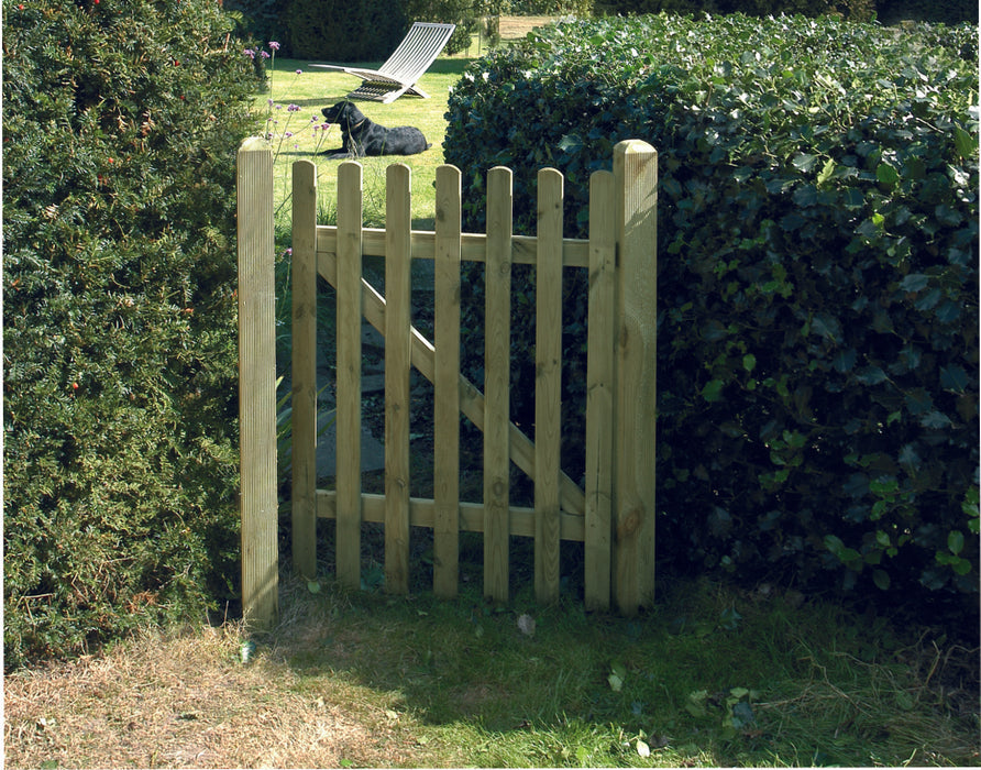 Round Top Picket Gate RTPG120