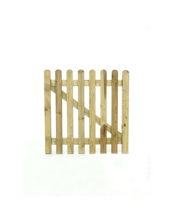 Round Top Picket Gate RTPG120